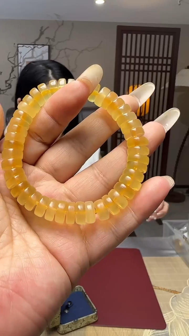 珐琅足银I 甄选好物富甲一方算盘珠手串