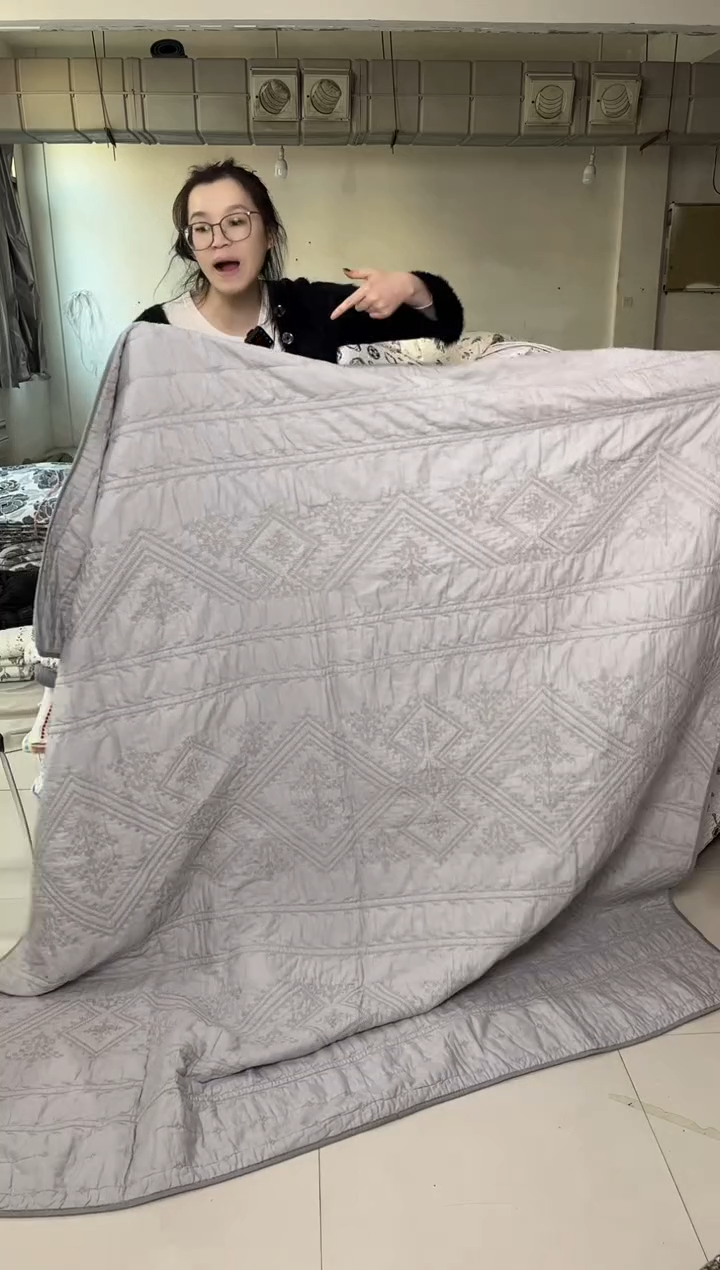 棉180*200灰色十字绣
