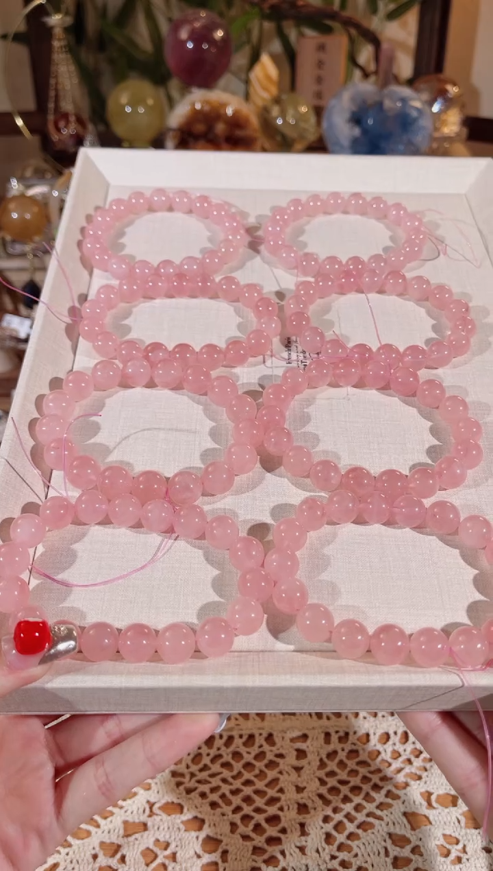 水晶手链未镶嵌SS062(11-12mm）多样性发一 颜色微差