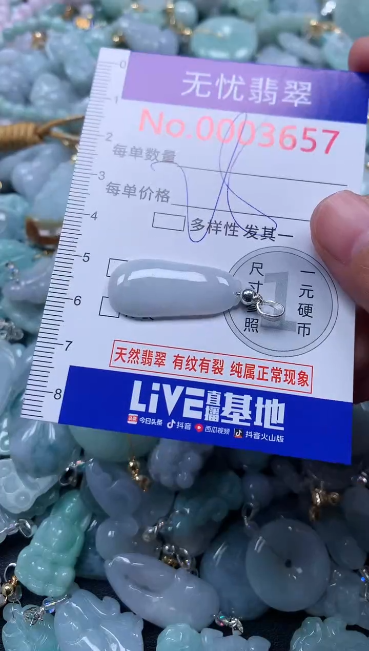 颈饰未镶嵌翡翠3657