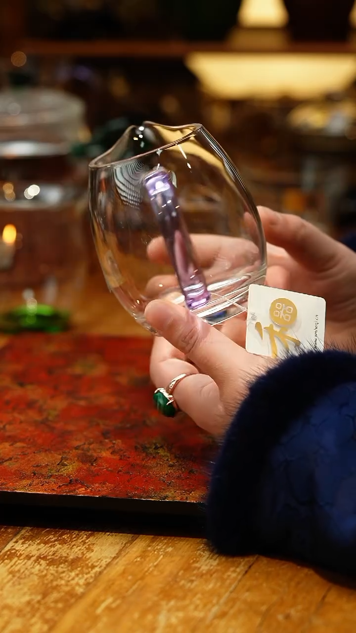 【闪购商品】禾器/晶彩澄然茶海/浅紫色