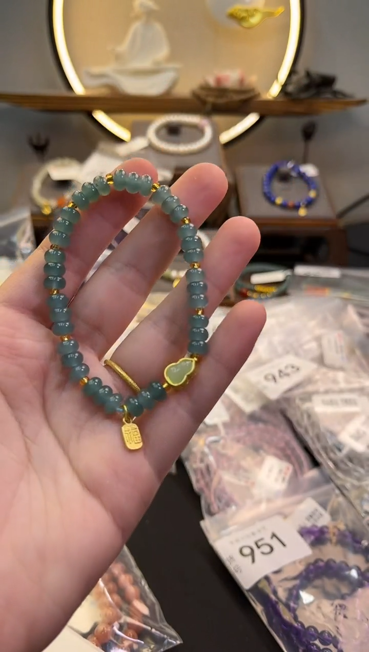 合金手链石英质玉货号944