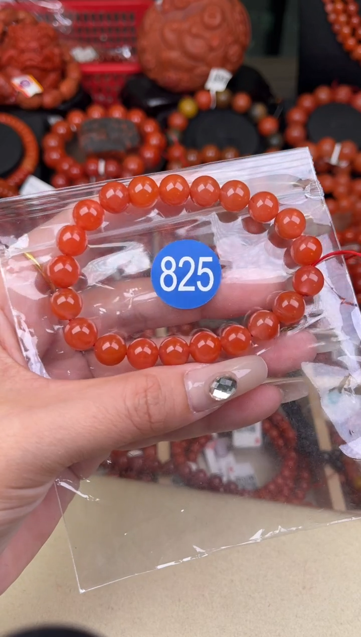 南红玛瑙未镶嵌珠宝奇石825-9+