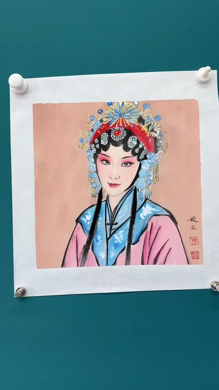 【闪购商品】绘画宁婉玉手绘国画