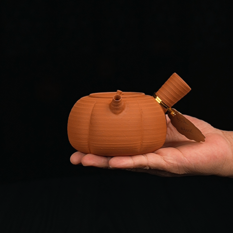 水木砂铫/经典红泥/厚胎/不修坯/三印/“硕果系列南瓜”/