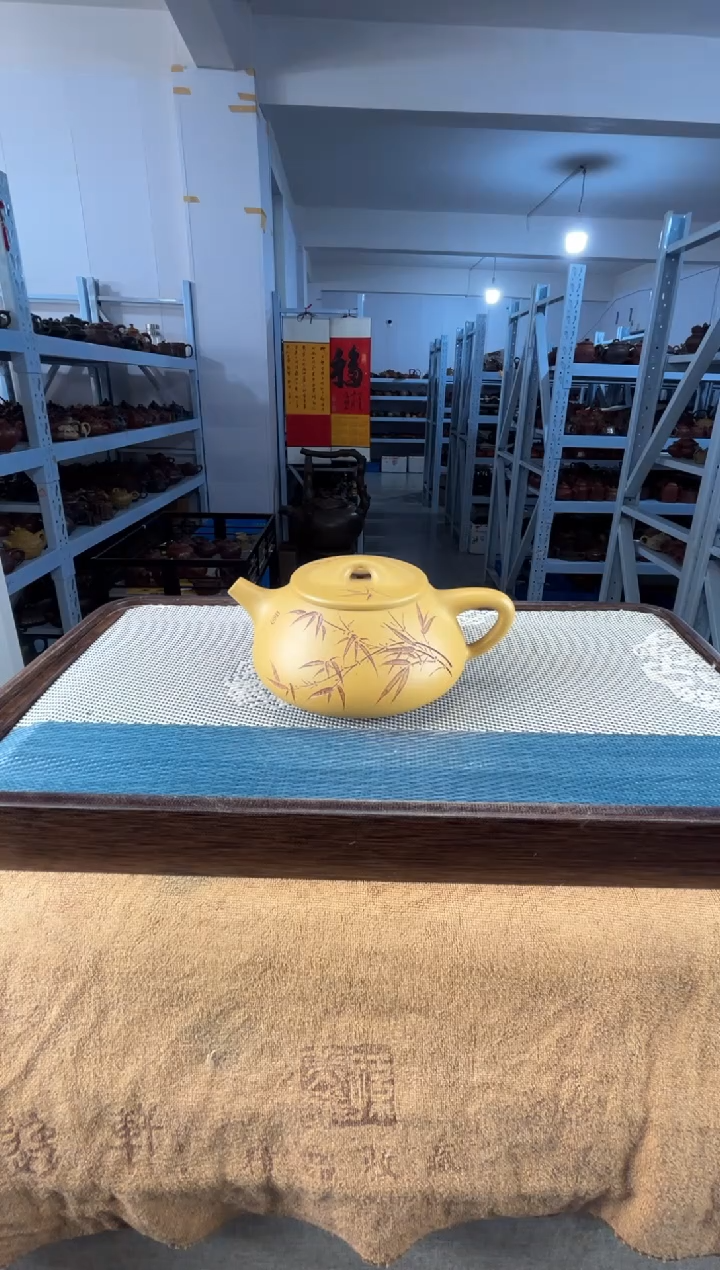 茶壶紫砂45宜兴紫砂235cc国工带证书照片