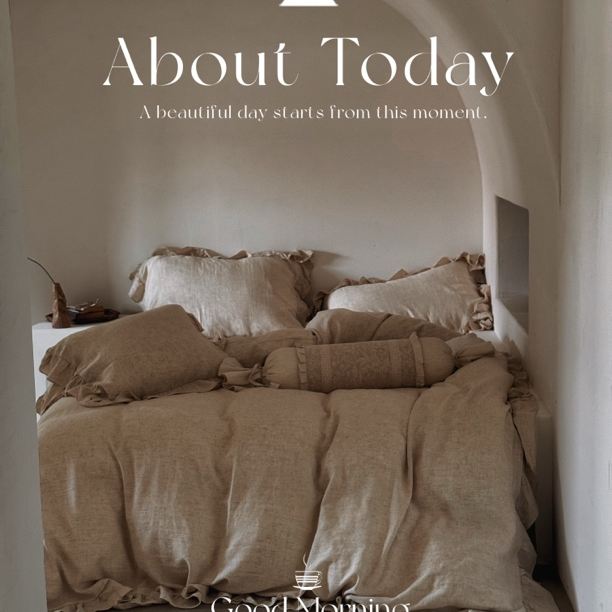 【荷风絮语】天丝麻四件套 极爽系列全A版 中古风高定法式床品套件