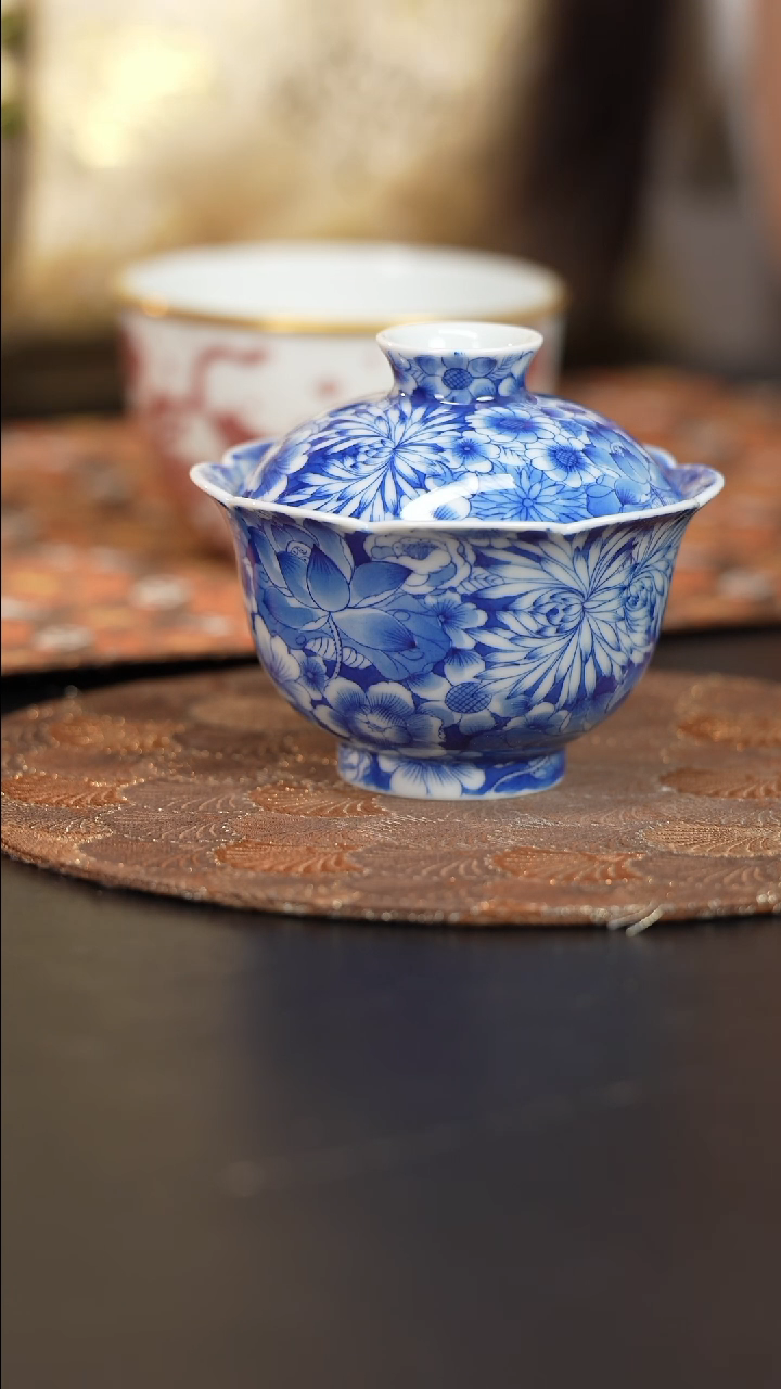 【闪购商品】杯尚镇雅器万花盖碗