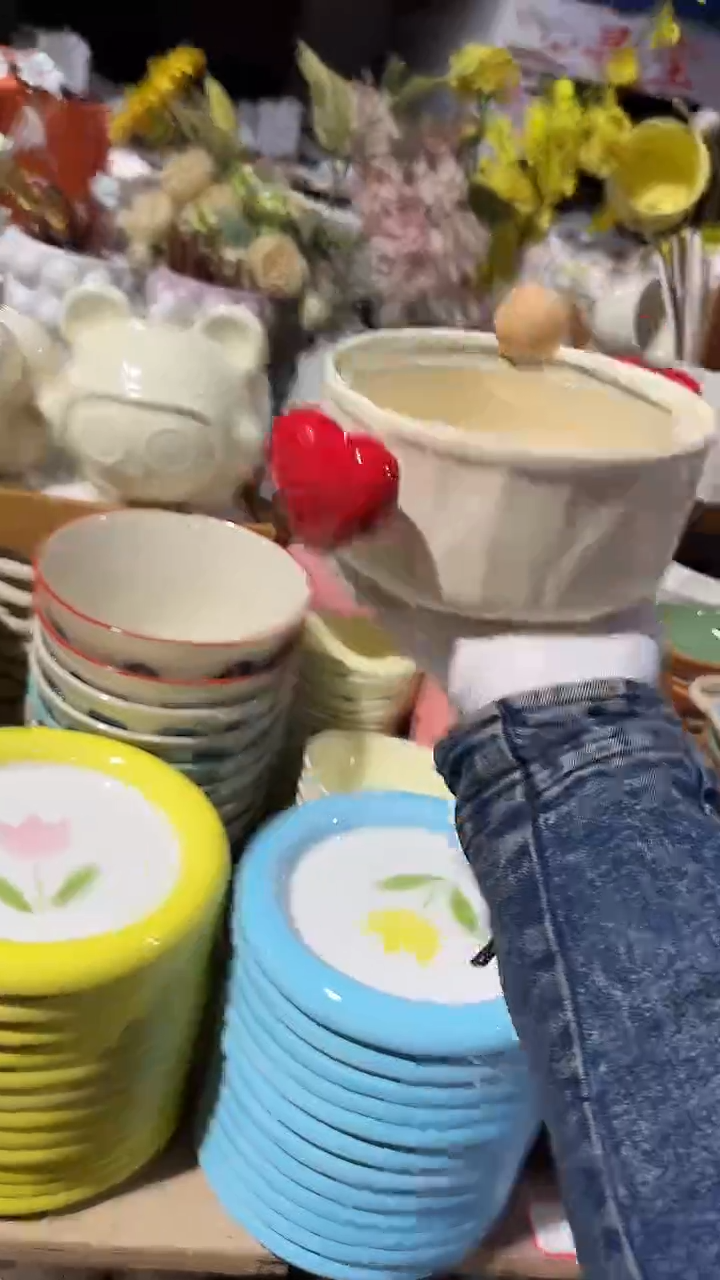 陶瓷爱心泡面碗微瑕 凑满20元包邮