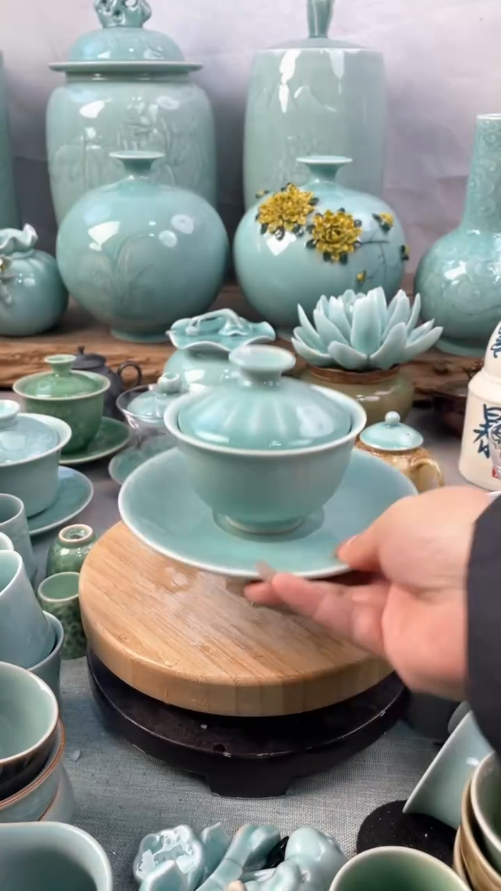 【闪购商品】特价 微瑕 慧仙青瓷