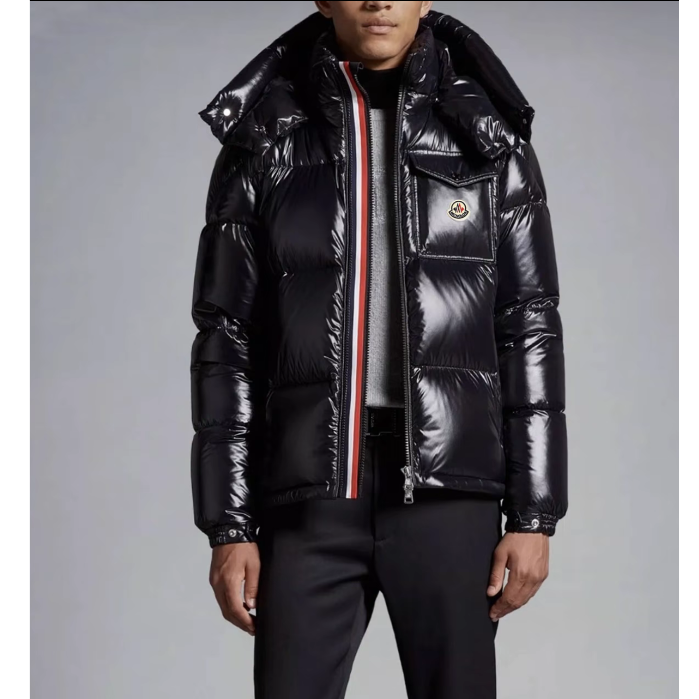 杭州【奥莱专柜】经典三彩系列情侣款时尚高端羽绒服外套加厚保暖