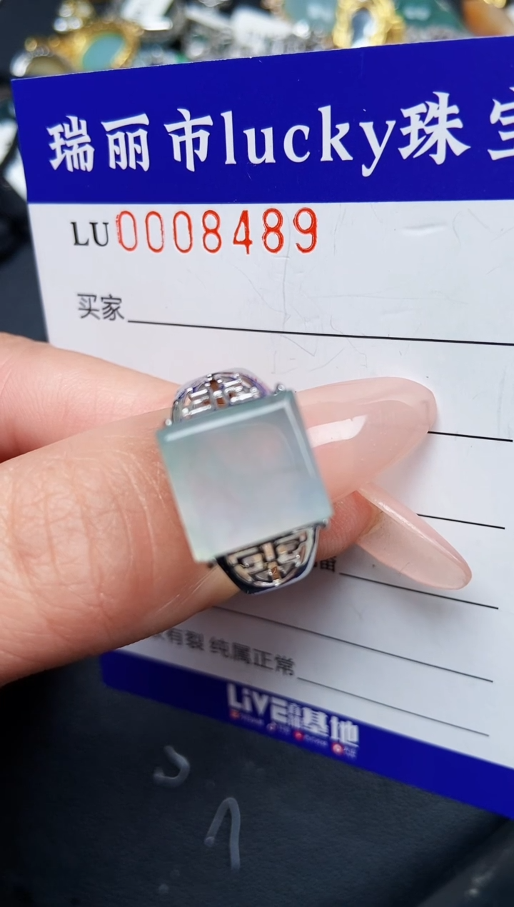 【闪购商品】翡翠颈饰银S925镶嵌8489