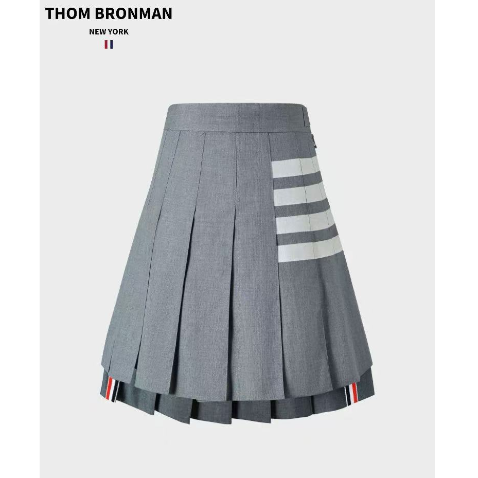 TB【官方正品】THOM BRONMAN汤姆布郎经典四条杠百褶裙经典学院风