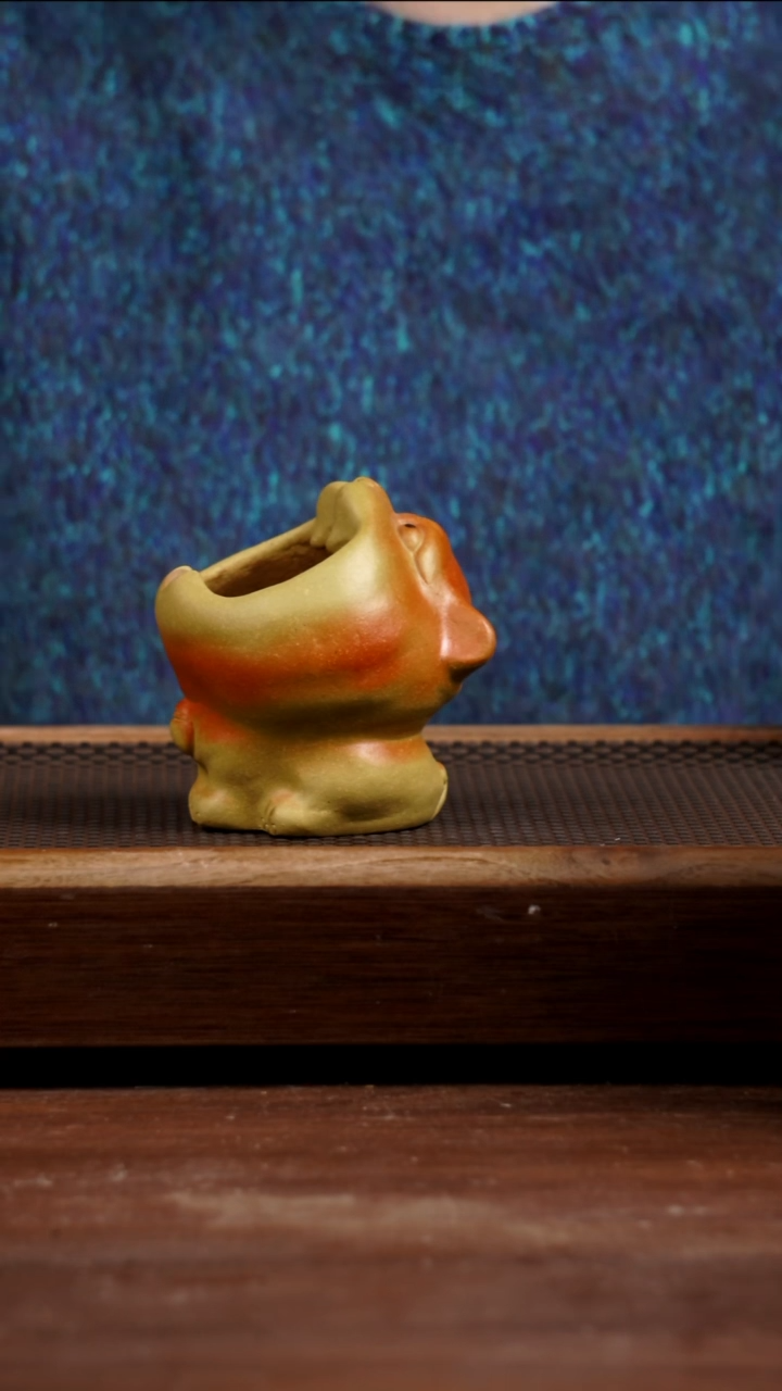 茶壶紫砂茶宠旺财