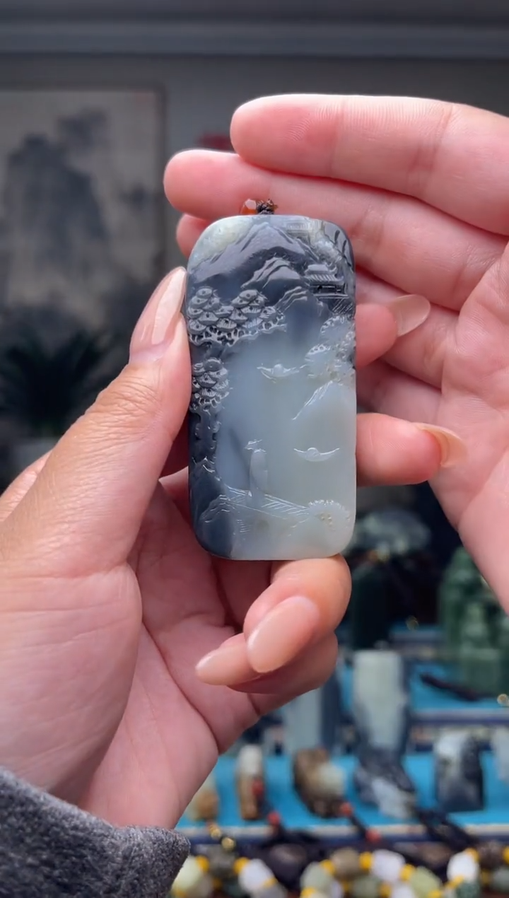 未镶嵌和田玉挂件1