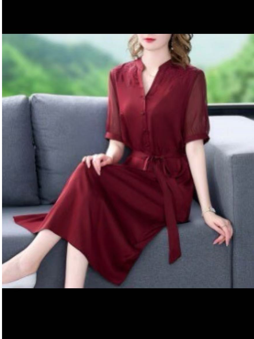 01-100新中式大码女装高端定制款外套奥黛裙子个性有腔调