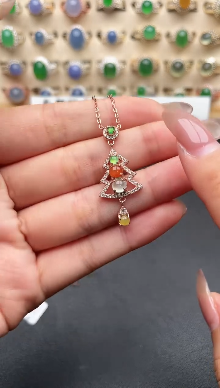 未镶嵌戒指翡翠一物一证一礼盒