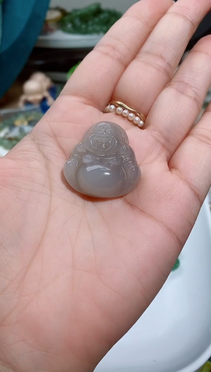 和田玉未镶嵌吊坠(不含链)顺*240一个顺顺的