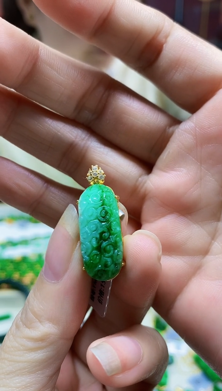 颈饰未镶嵌翡翠翡翠吊坠