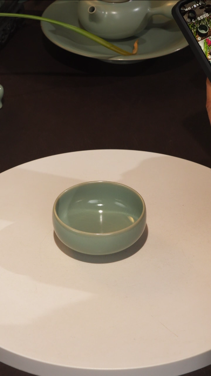 杯宣宝汝瓷原矿原釉