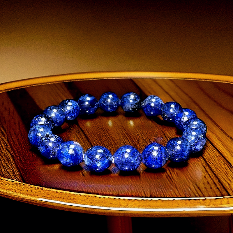 星际蓝苏苏圆珠手链【芳芳寻宝】-多样性发其一