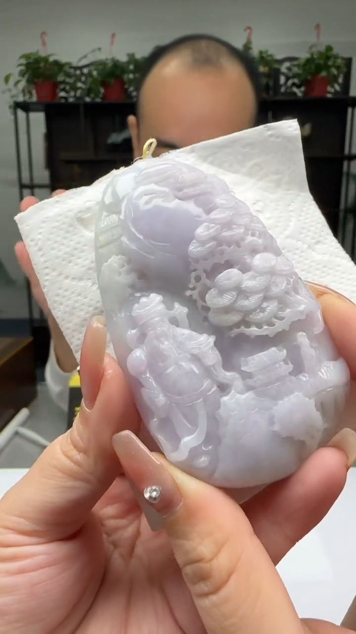 【闪购商品】翡翠颈饰未镶嵌天然翡翠A货吊坠