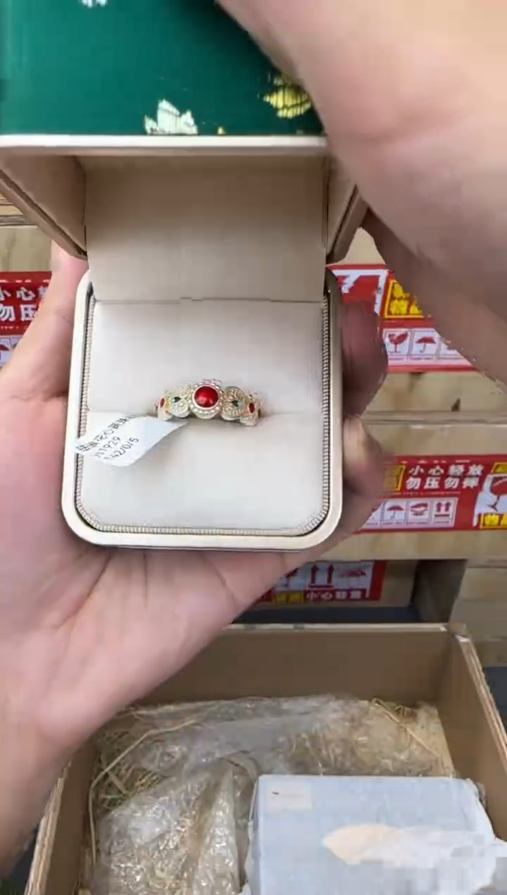 翎光合文玩精品戒指-无礼盒-@@YS1929