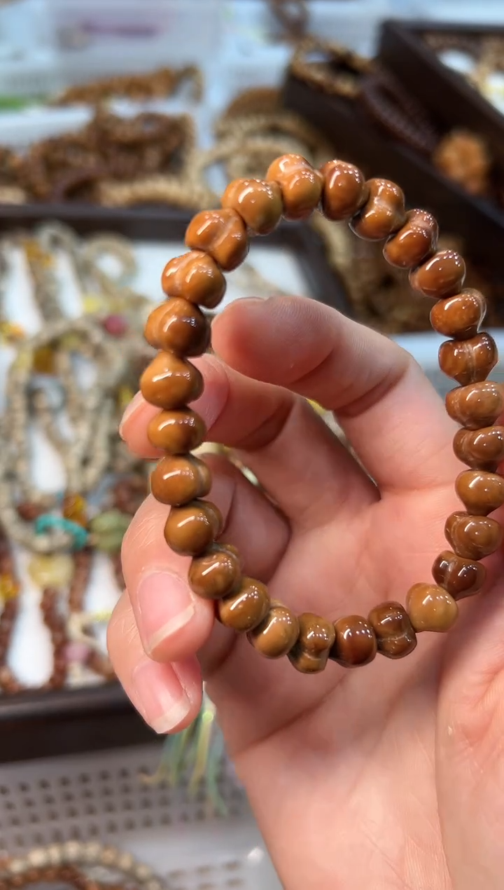 手串库克卡9mm屁桃【特级精挑料】单圈