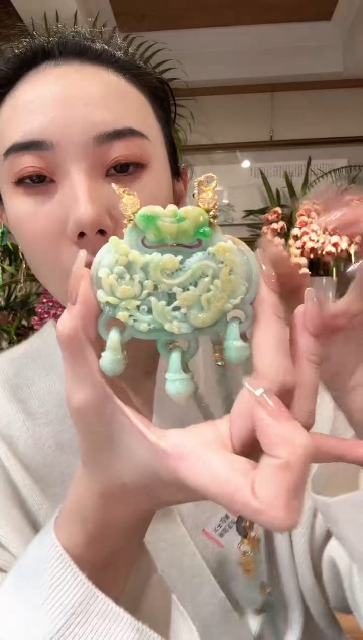 【闪购商品】翡翠颈饰未镶嵌国风