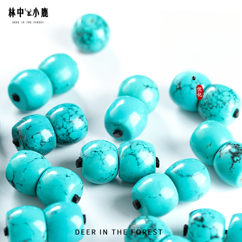 老型桶珠散珠高瓷鼓珠顶珠单珠星月猴头金刚菩刚菩提手串diy配饰