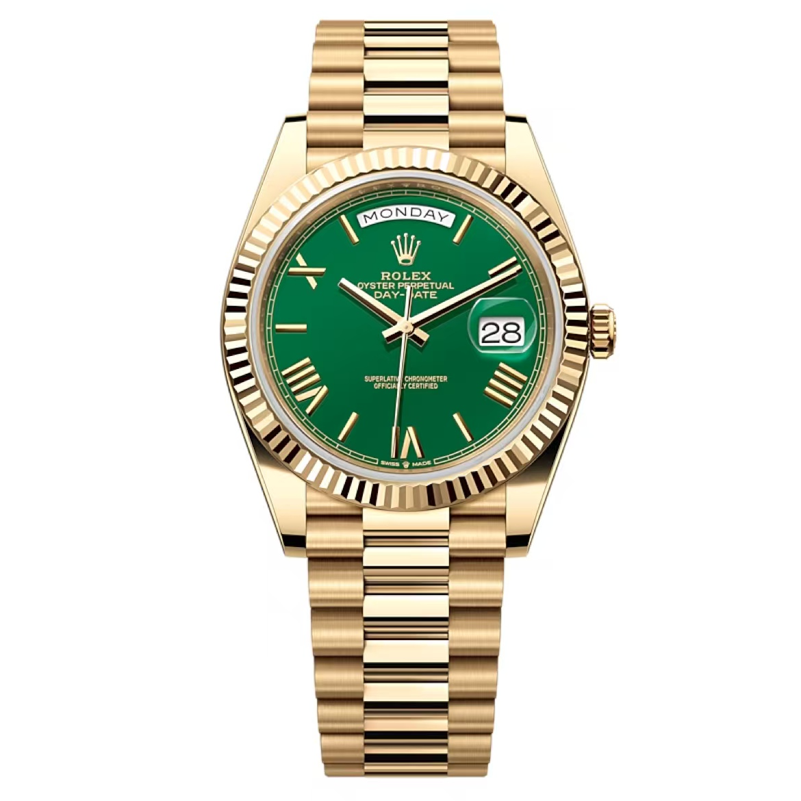 未使用 Rolex/劳力士 赌桌绿/25年全新全套/40表径/11004320