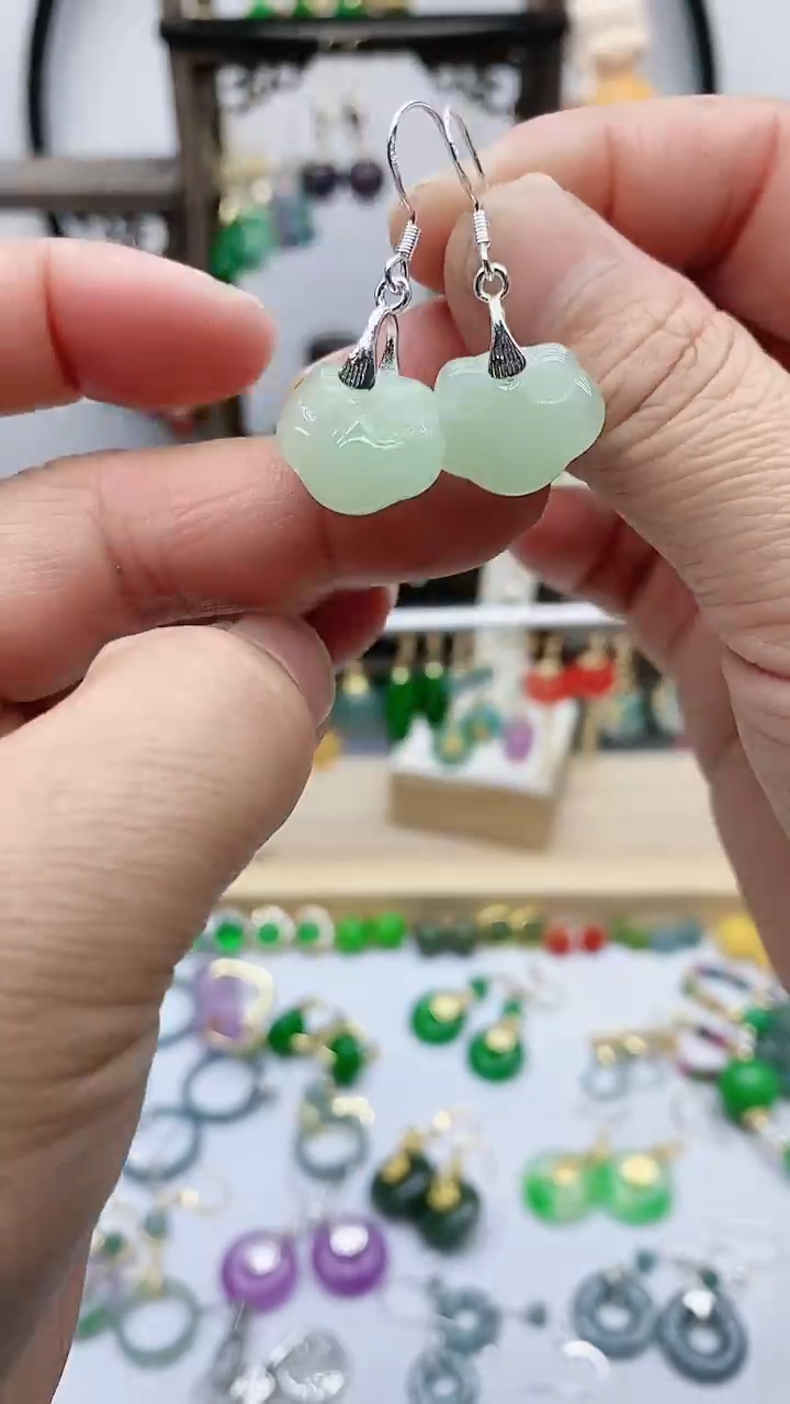 未镶嵌和田玉耳饰613