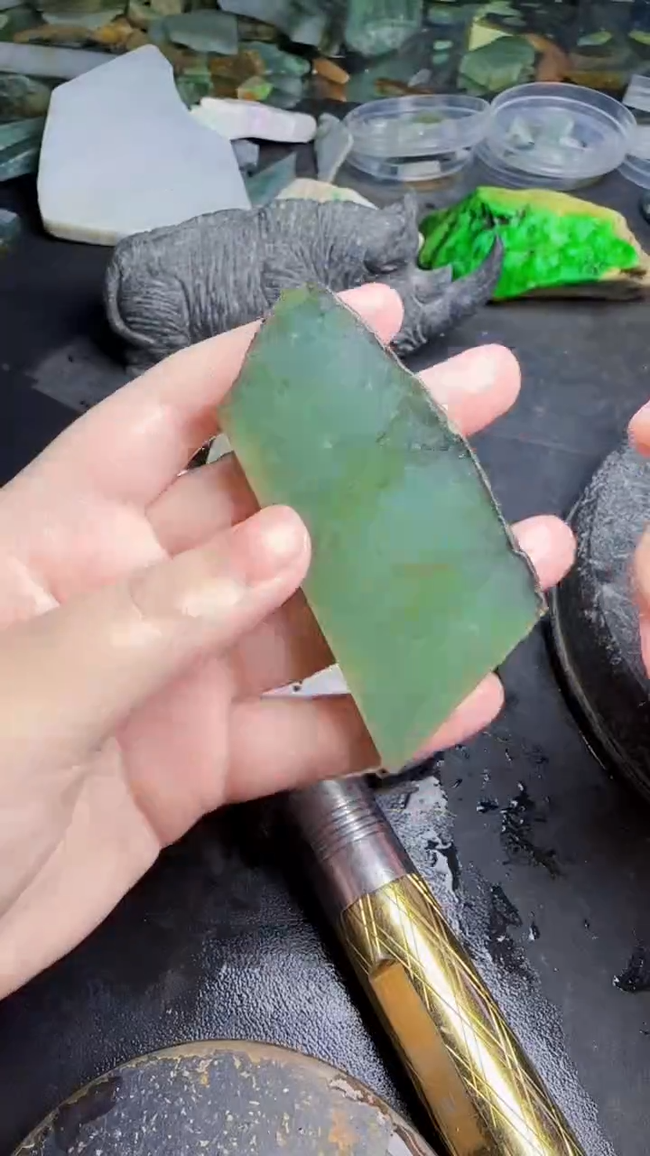 未镶嵌挂件翡翠k****k天然翡翠034