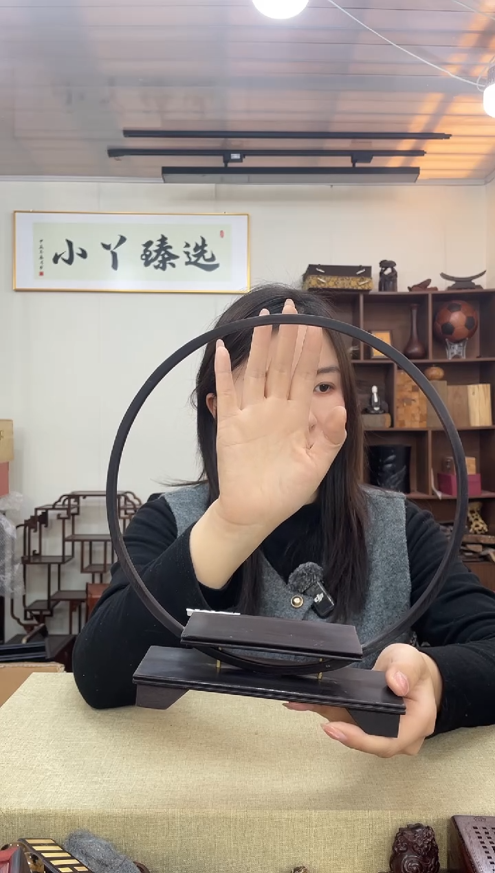 乌木类590紫光檀博古架木木