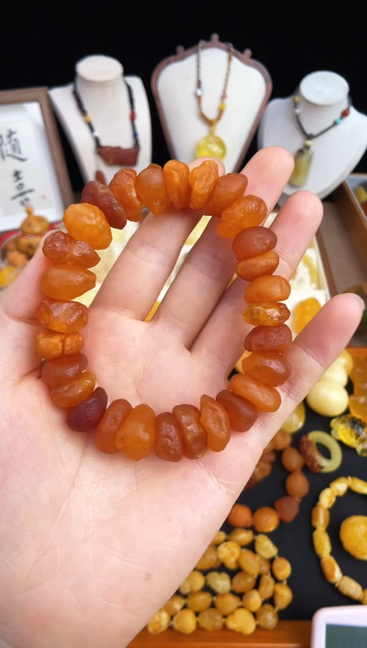 未镶嵌琥珀珠宝奇石喵*柒月