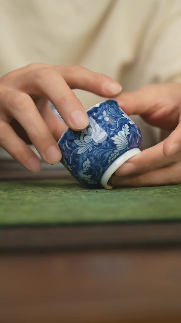 【闪购商品】杯柴窑青花破价福利