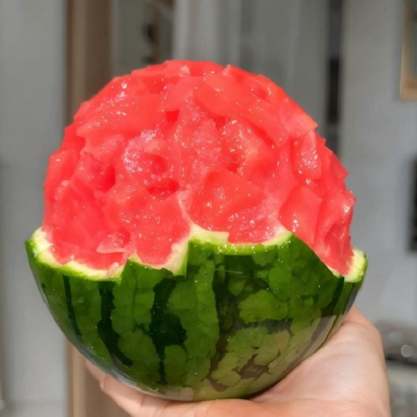 【磊哥心选】【2颗】红瓤小糖丸手掰西瓜2颗4.5斤左右 脆瓤 皮薄 清甜 西瓜味足西瓜同城配山东省