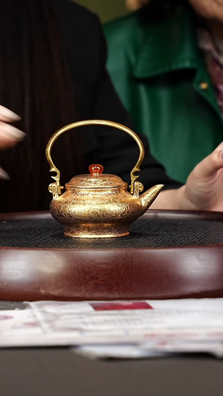 茶壶紫砂50SYH鎏金水平 高端黑泥150cc