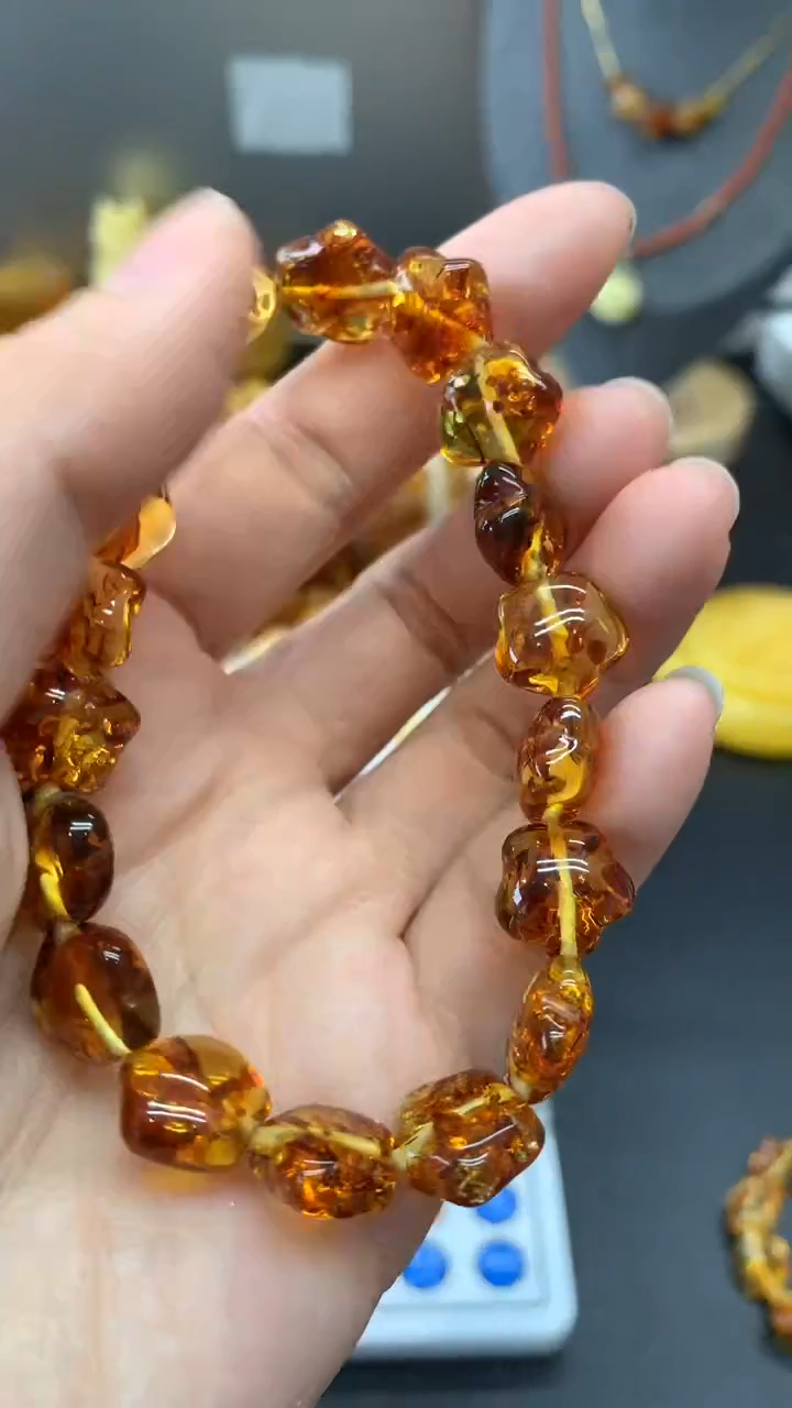 未镶嵌琥珀珠宝奇石唔**西2546（2发1