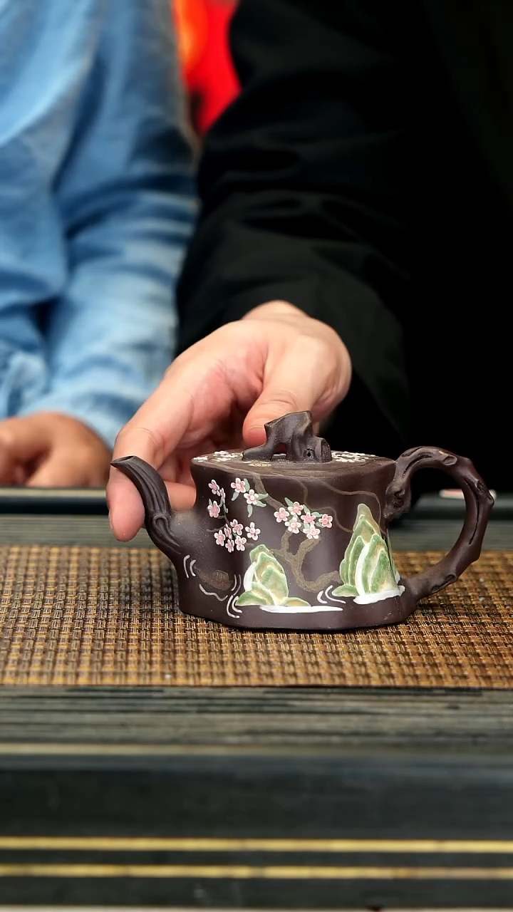 【闪购商品】紫砂茶壶XS71春令 松桩