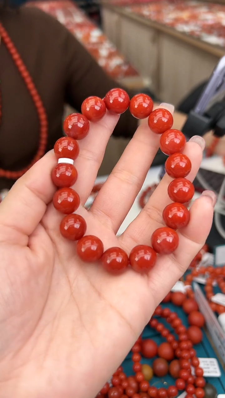 【闪购商品】南红玛瑙珠串未镶嵌多样发其一/12/92197436