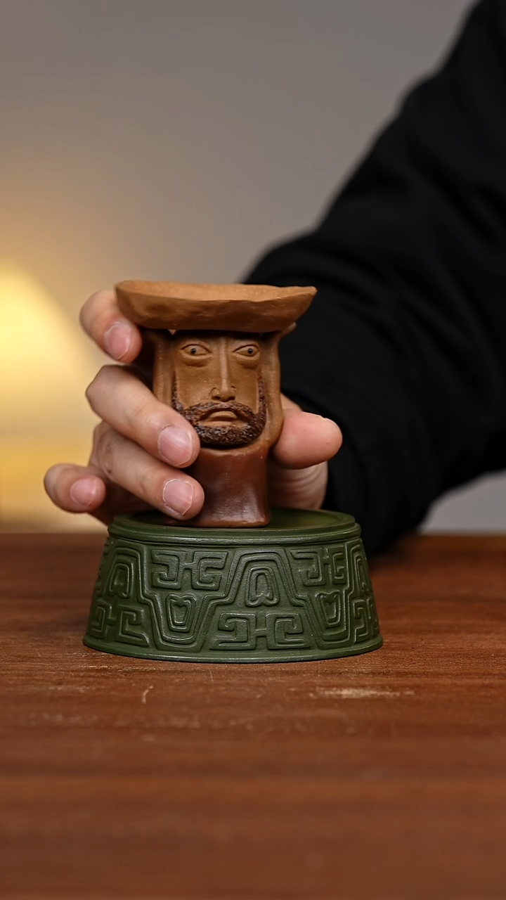 紫砂茶宠托盘达摩茶宠