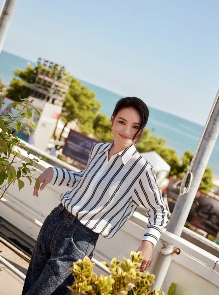 【条纹定律】夏季新品时尚气质百搭休闲女士条纹衬衫CS22837