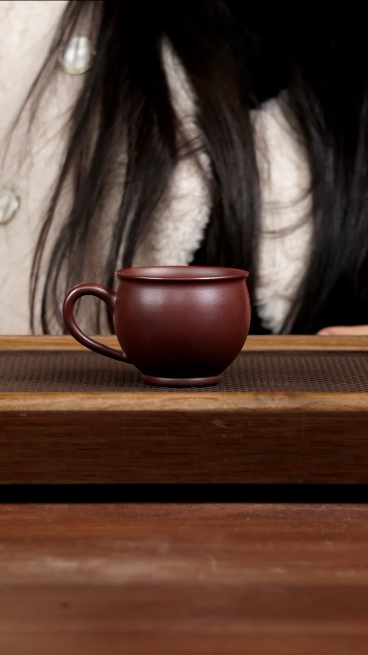 【闪购商品】紫砂茶壶金龙血把杯150CC