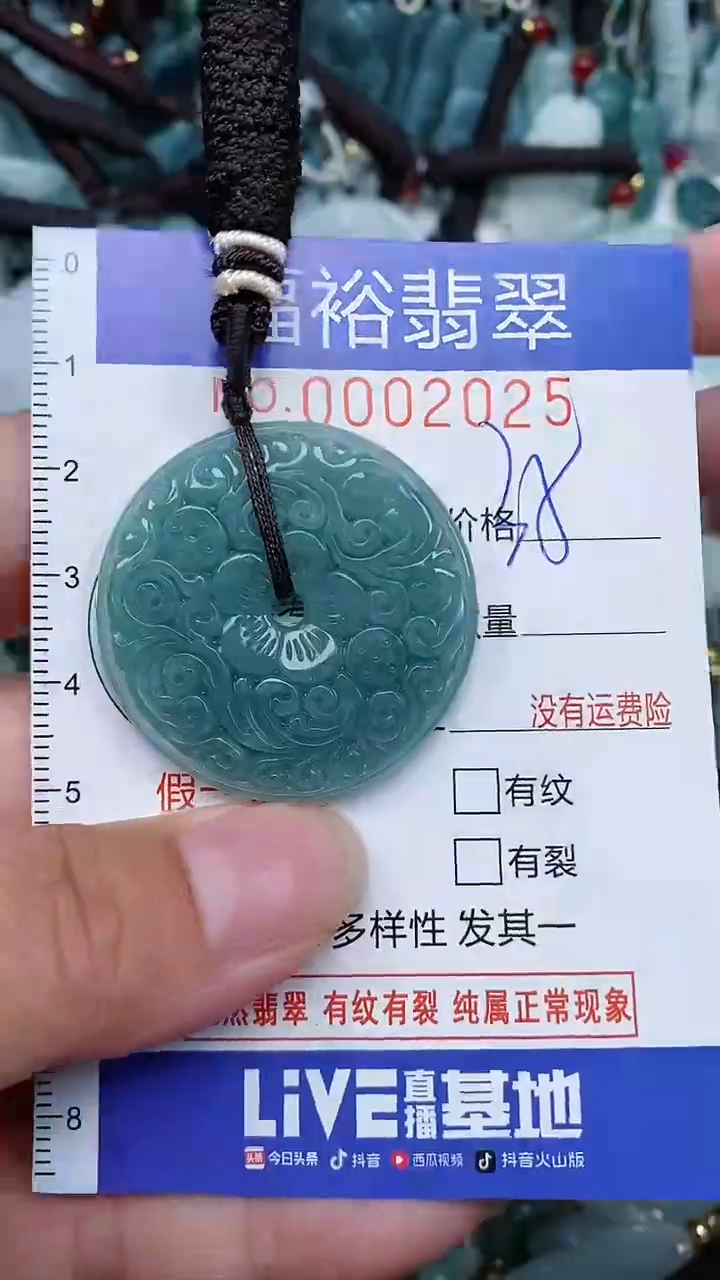 【闪购商品】翡翠未镶嵌颈饰...0002025
