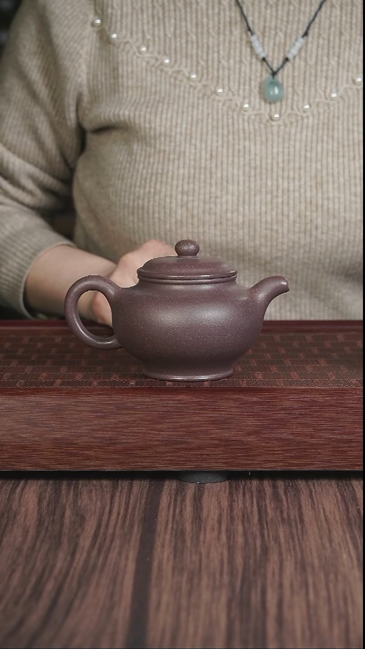 【闪购商品】紫砂茶壶满砂 天青  掇只