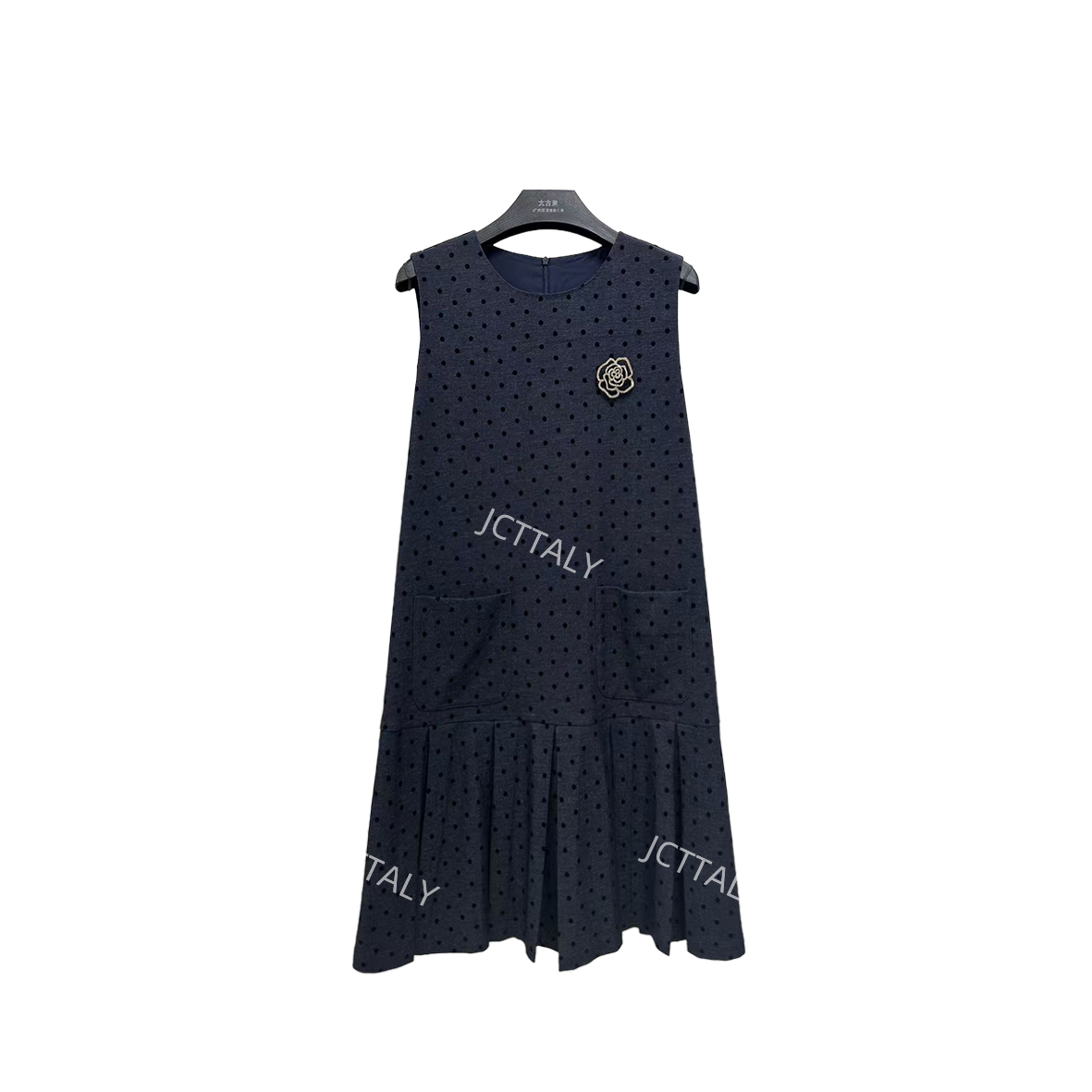 【宠粉价】轻奢时尚气质法式无袖设计减龄连衣裙NH-WX009