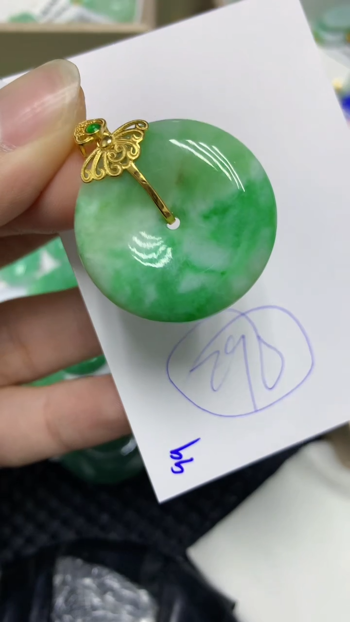 颈饰未镶嵌翡翠缅甸A货翡翠