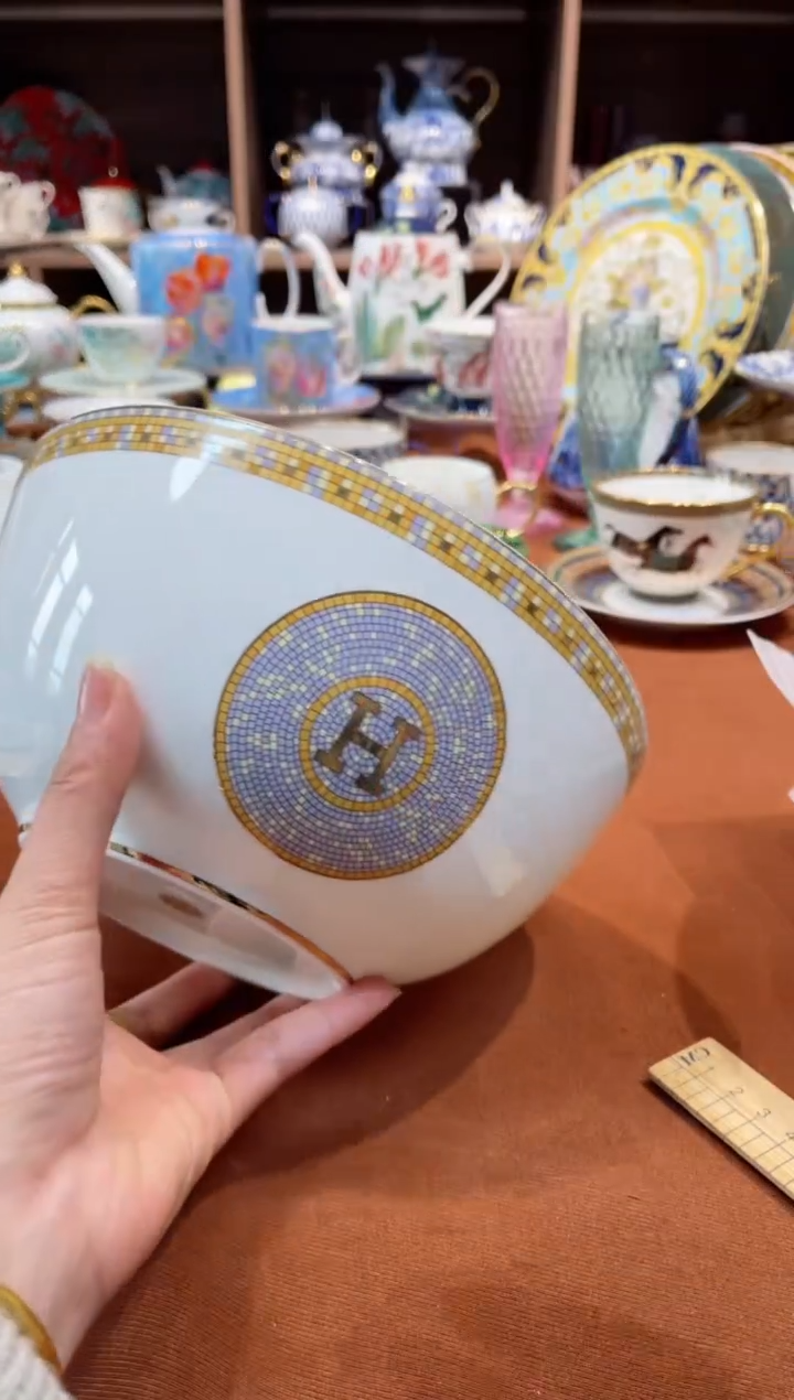 【闪购商品】瓷片金H大汤碗······