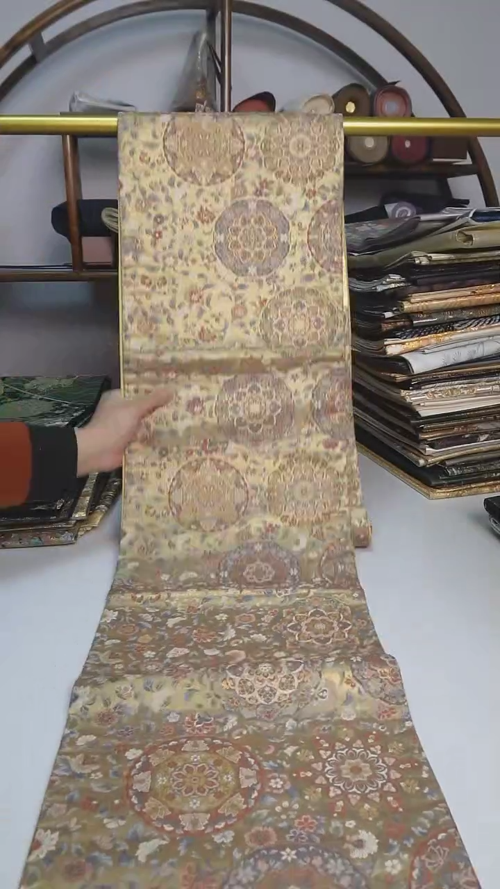 【闪购商品】织绣34西阵织六通宝相花